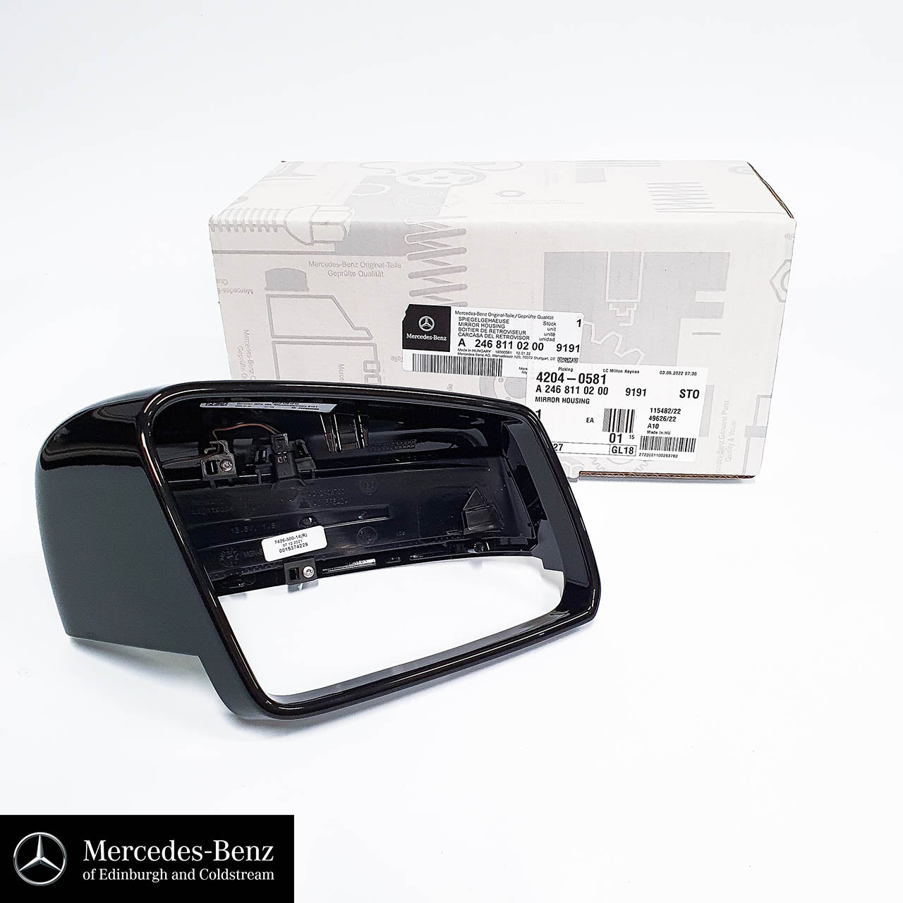 Genuine Mercedes-Benz mirror cover CLA 117 model series