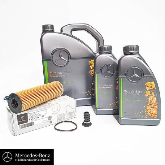 Genuine Mercedes-Benz service kit CDI diesel OM654 engine - oil and filter