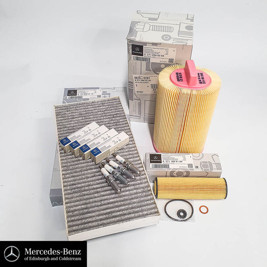Genuine Mercedes-Benz M271 engine service kit - filters only - SLK CL C E Class