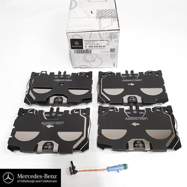 Genuine MercedesBenz brake pads & wear sensor FRONT GLC Mercedes