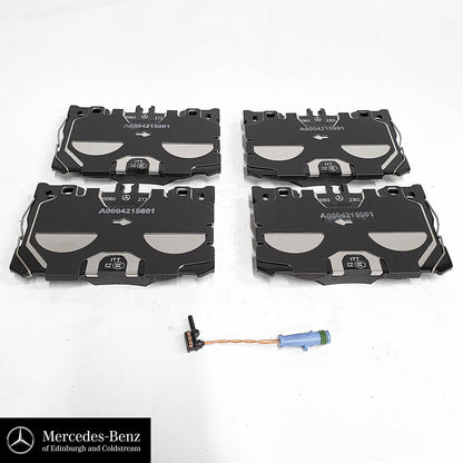 Genuine Mercedes-Benz brake pads & wear sensor - FRONT - GLC