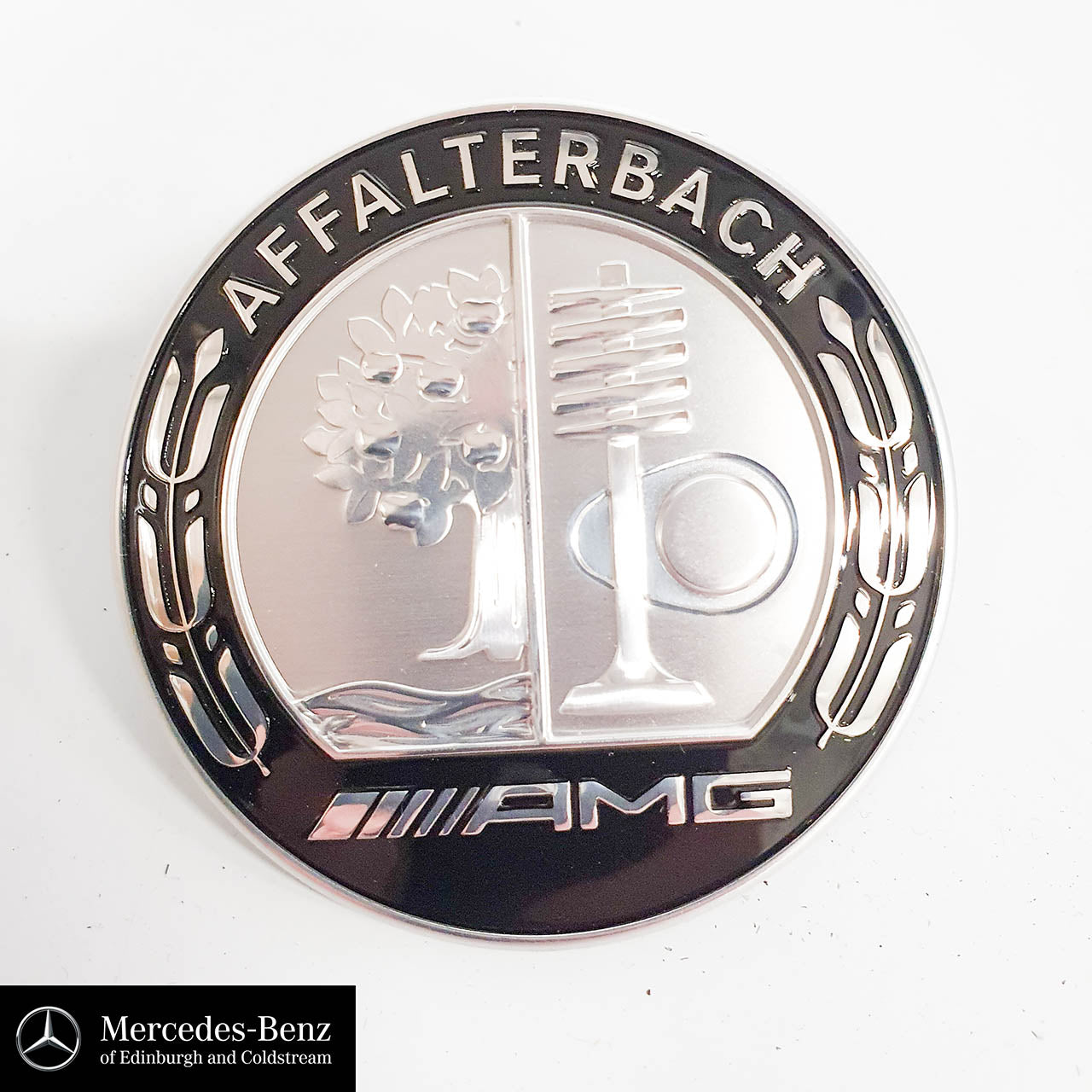 Mercedes AMG Bonnet Badge front emblem logo A0008170708