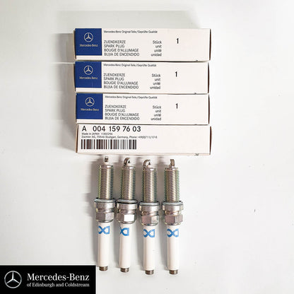 Genuine Mercedes-Benz Spark Plugs 4x A0041597603