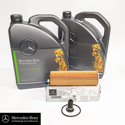Genuine Mercedes-Benz service kit CDI diesel OM654 engine - oil and filter