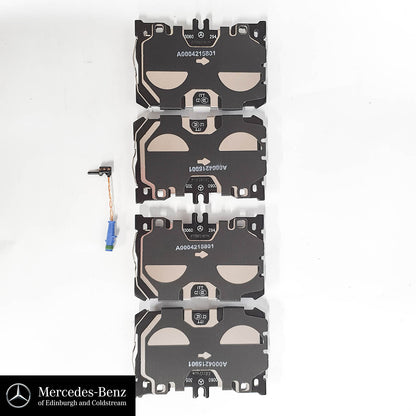 Genuine Mercedes-Benz Brake Pads & Wear Sensors Front For E Class, GLC 250 D 4MATIC