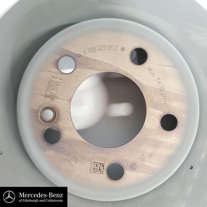 Genuine Mercedes-Benz brake discs set REAR C Class 205