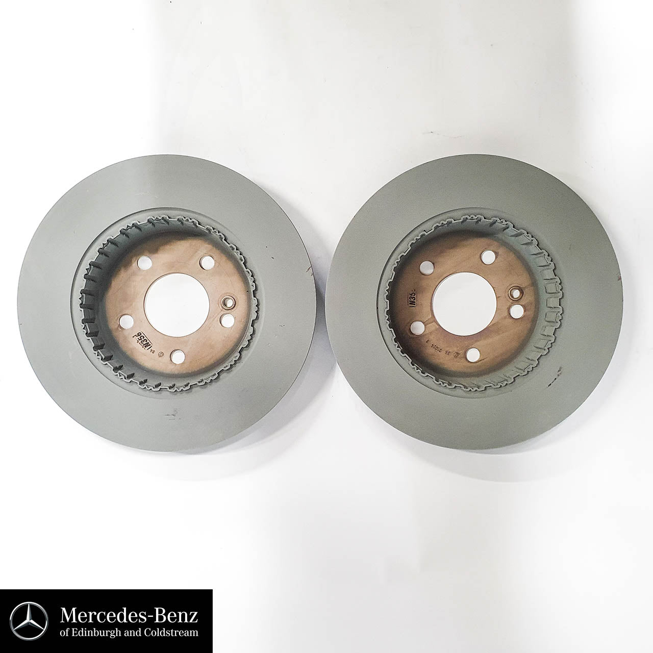 Genuine Mercedes-Benz brake discs set REAR C Class 205