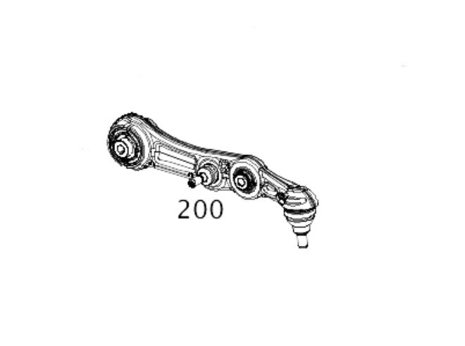 Genuine Mercedes-Benz C Class models Front Control Arm - Spring Link - Hybrid cars