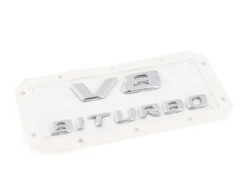 Badge V8 Biturbo for G63 front fender